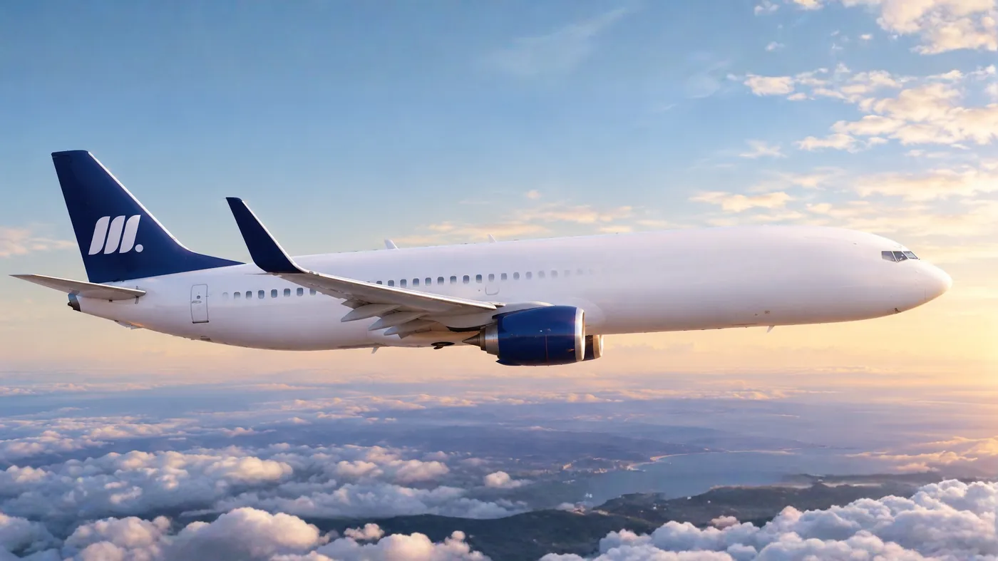 Avião com a marca da The Menopause Society